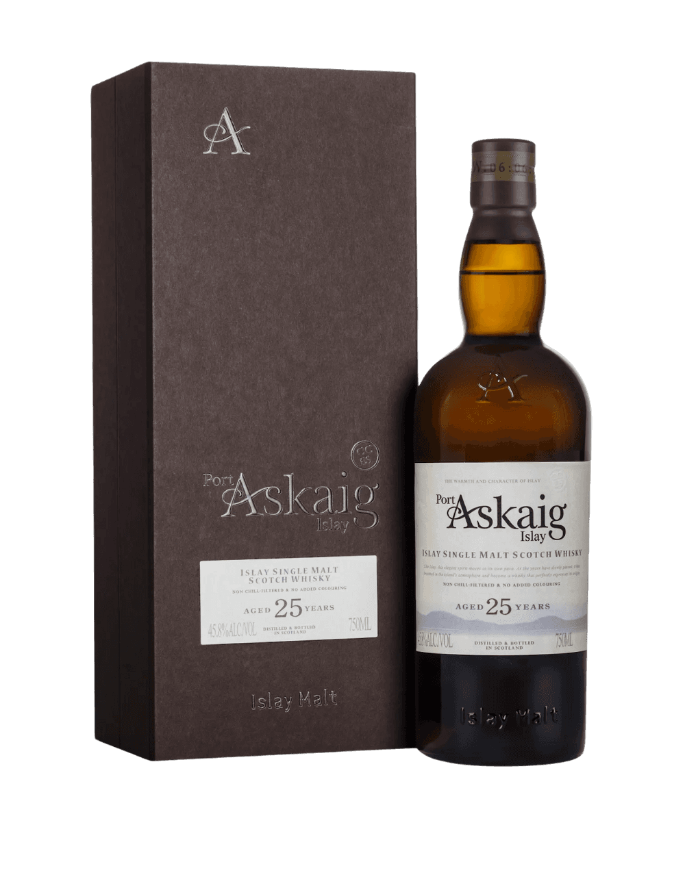 PORT ASKAIG 25 YEAR OLD ISLAY SINGLE MALT WHISKY