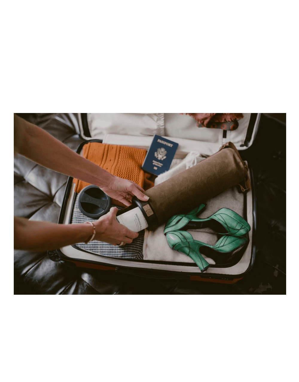 VINARMOUR WINE TRAVEL CARRIER, BROWN