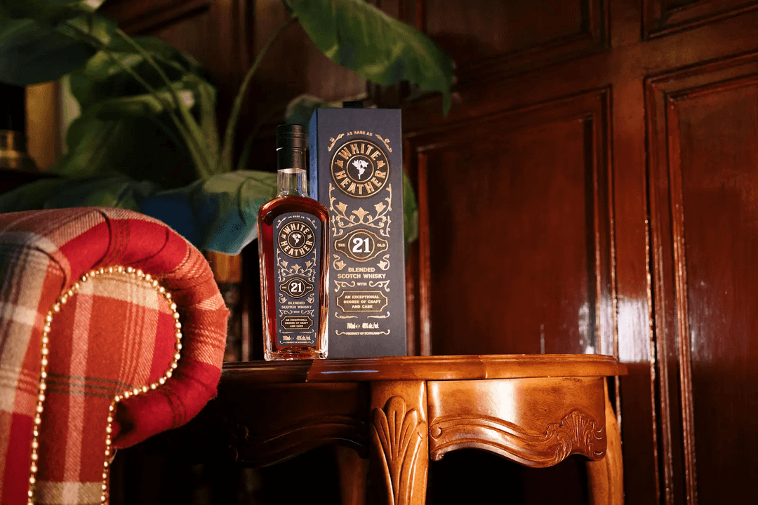 WHITE HEATHER 21 YEAR OLD SCOTCH WHISKY