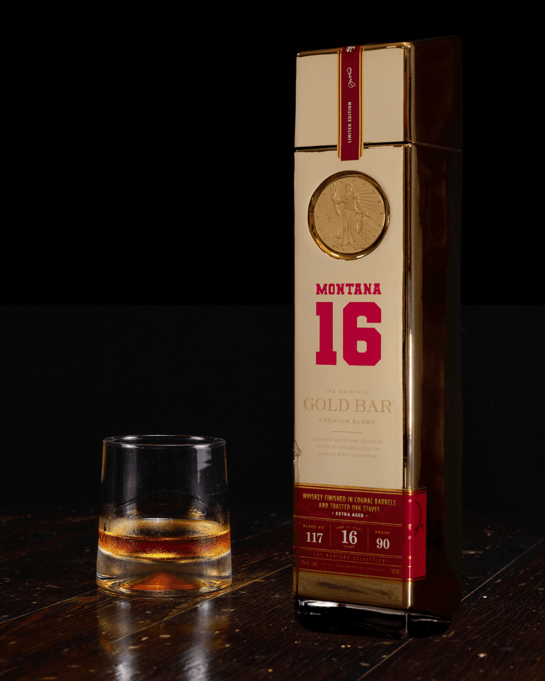 GOLD BAR® WHISKEY BLEND 117 - JOE MONTANA COLLECTION