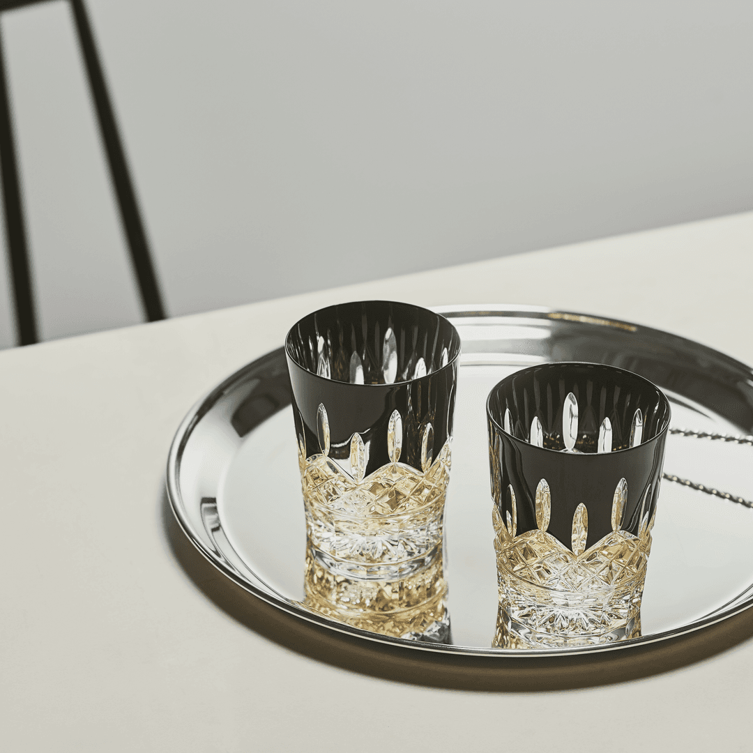 WATERFORD LISMORE BLACK TUMBLER