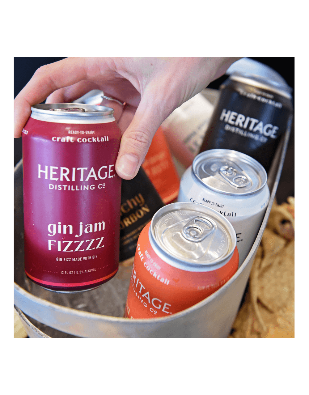 HERITAGE DISTILLING COMPANY GIN JAM FIZZZ COCKTAIL