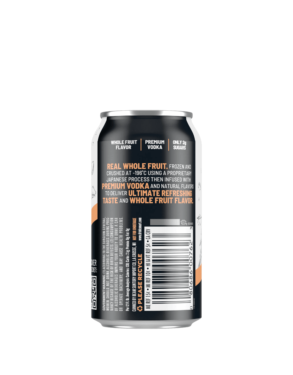 -196 PEACH VODKA SELTZER