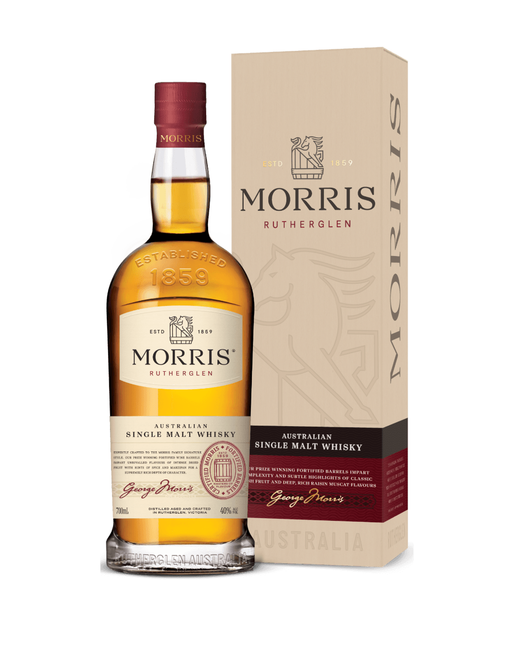 MORRIS AUSTRALIAN SINGLE MALT SIGNATURE WHISKY