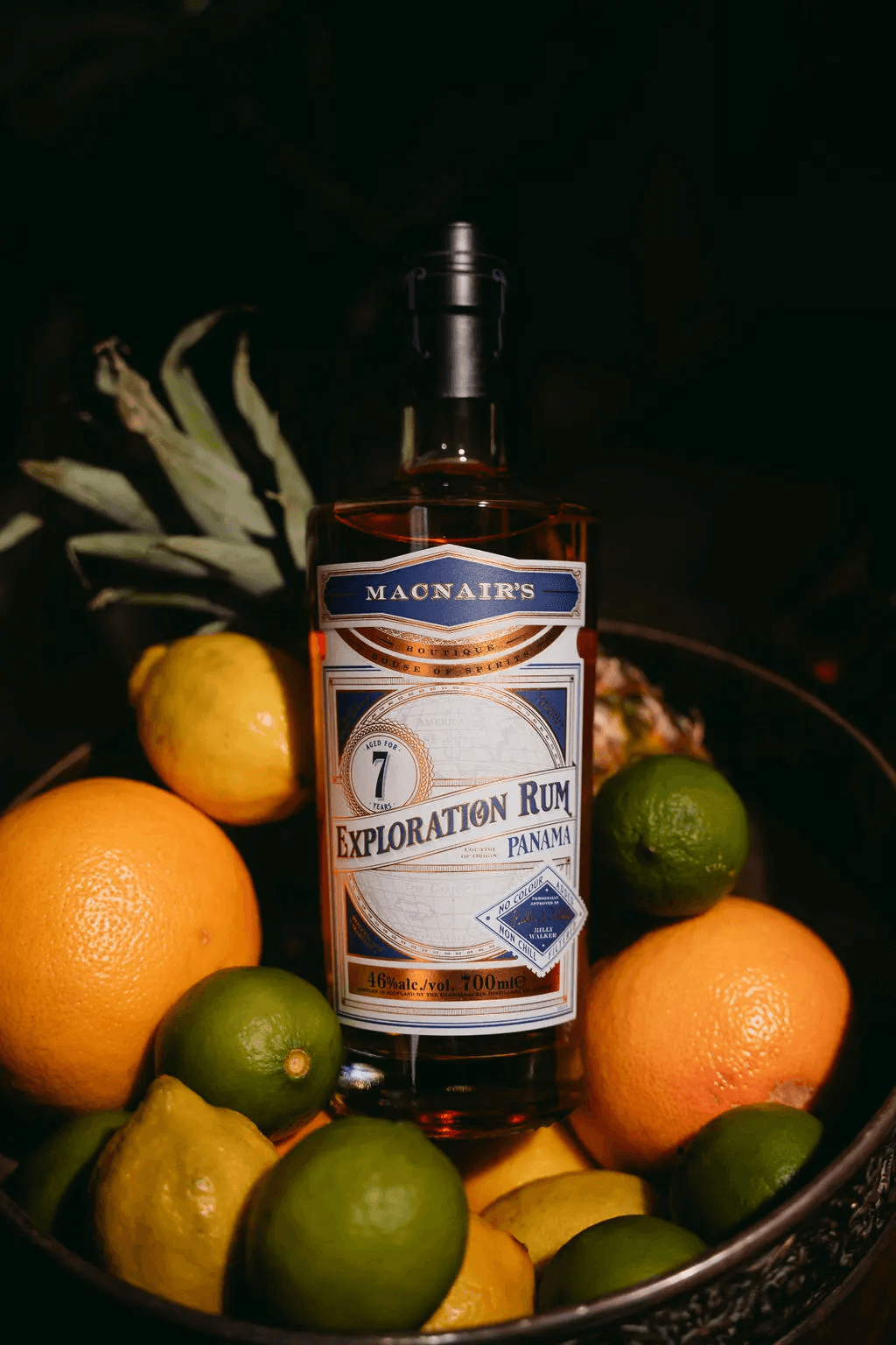 MACNAIR'S PANAMA 7 YEAR OLD UNPEATED EXPLORATION RUM