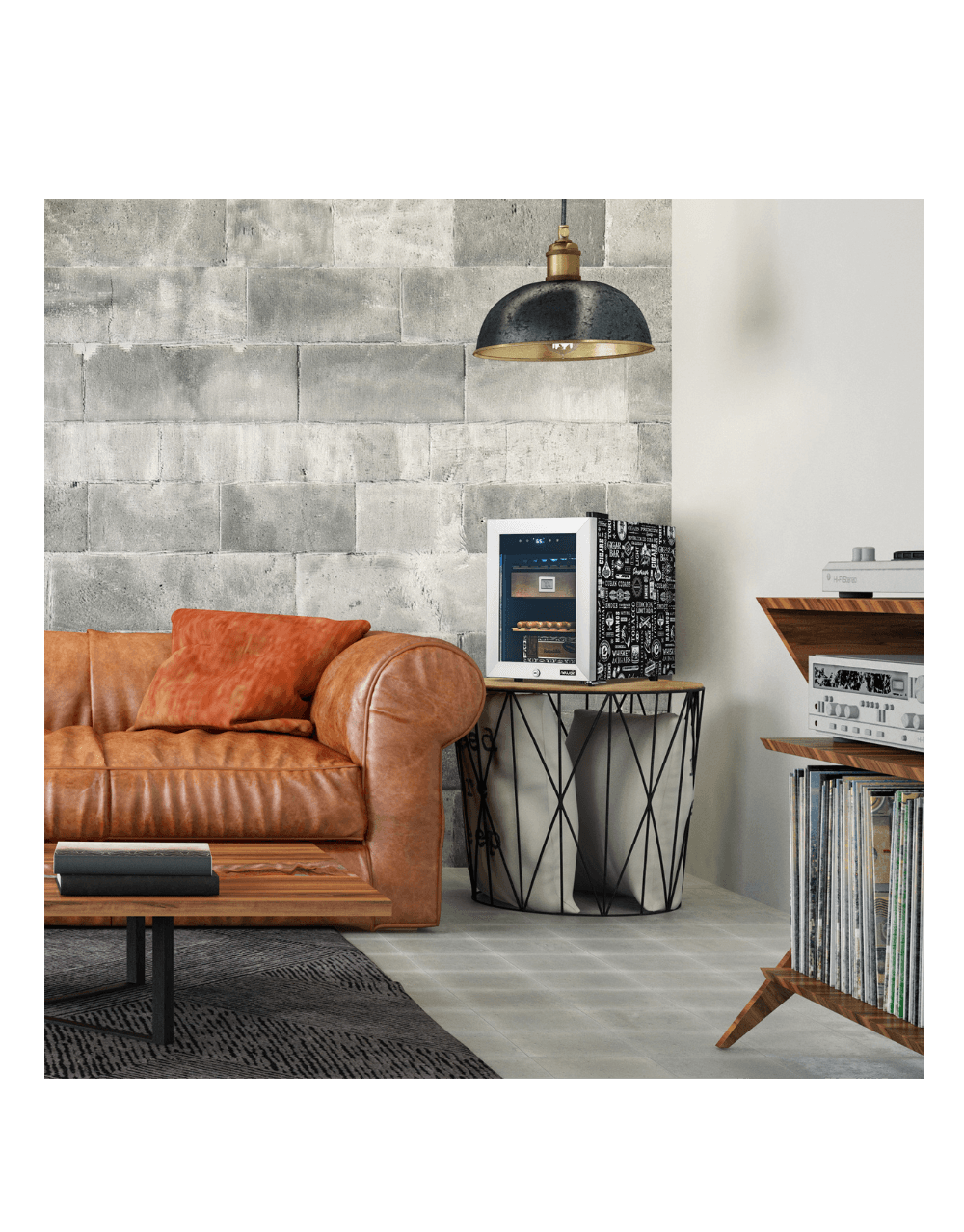 NEWAIR 250 COUNT SMOKERS CLUB HUMIDOR