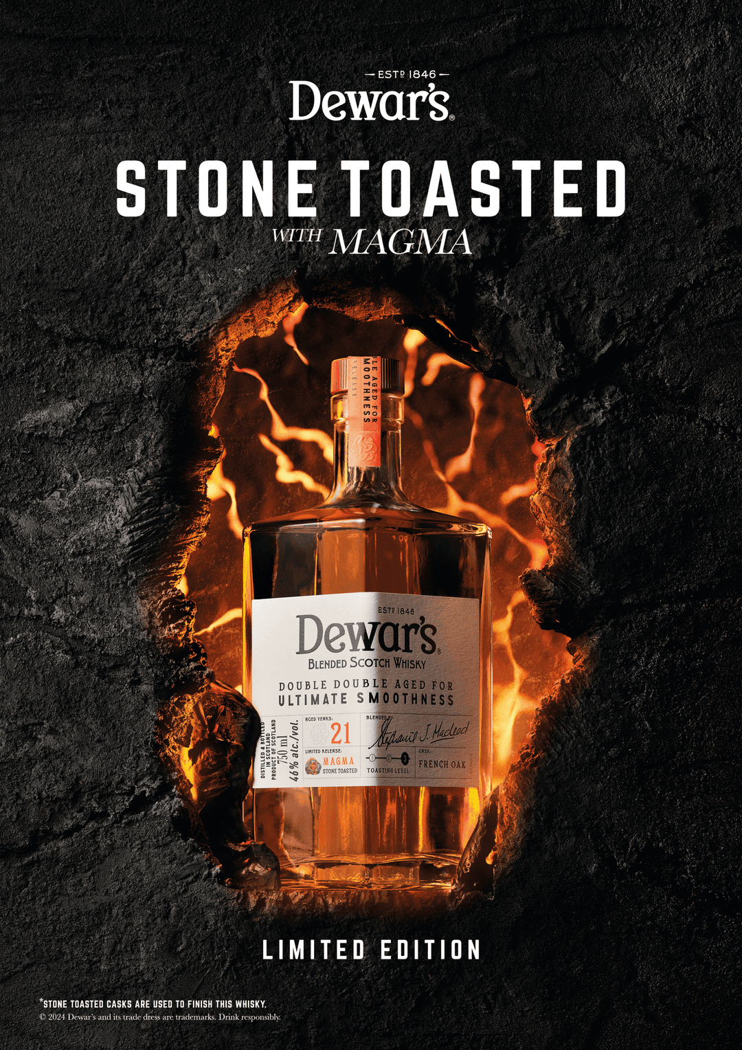Dewar's Double Double 21 Year Old, Magma Stone Toasted