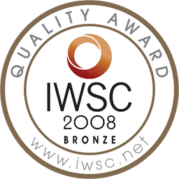 Bronze Award IWSC 2008, London.