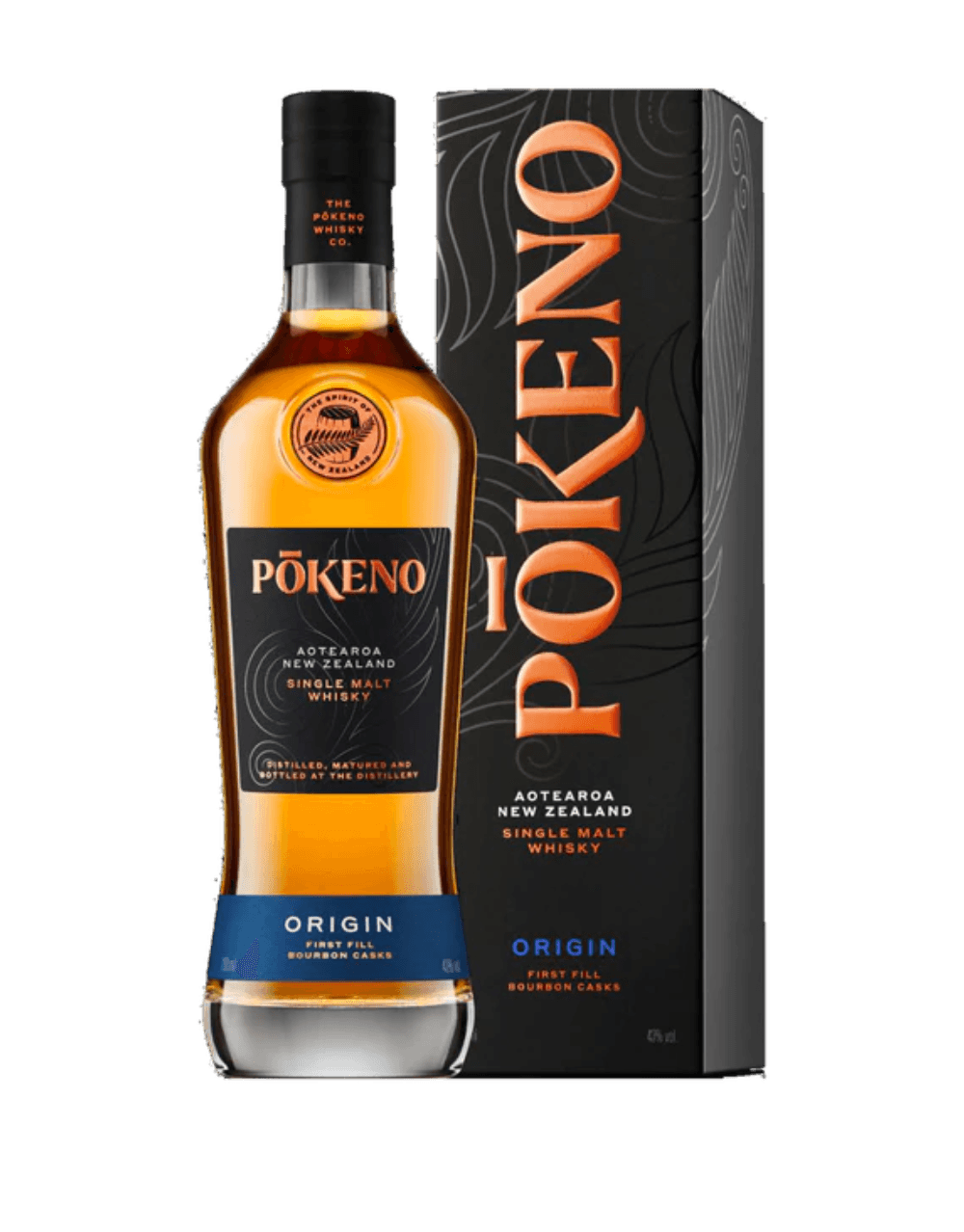 PŌKENO ORIGIN NEW ZEALAND SINGLE MALT WHISKY
