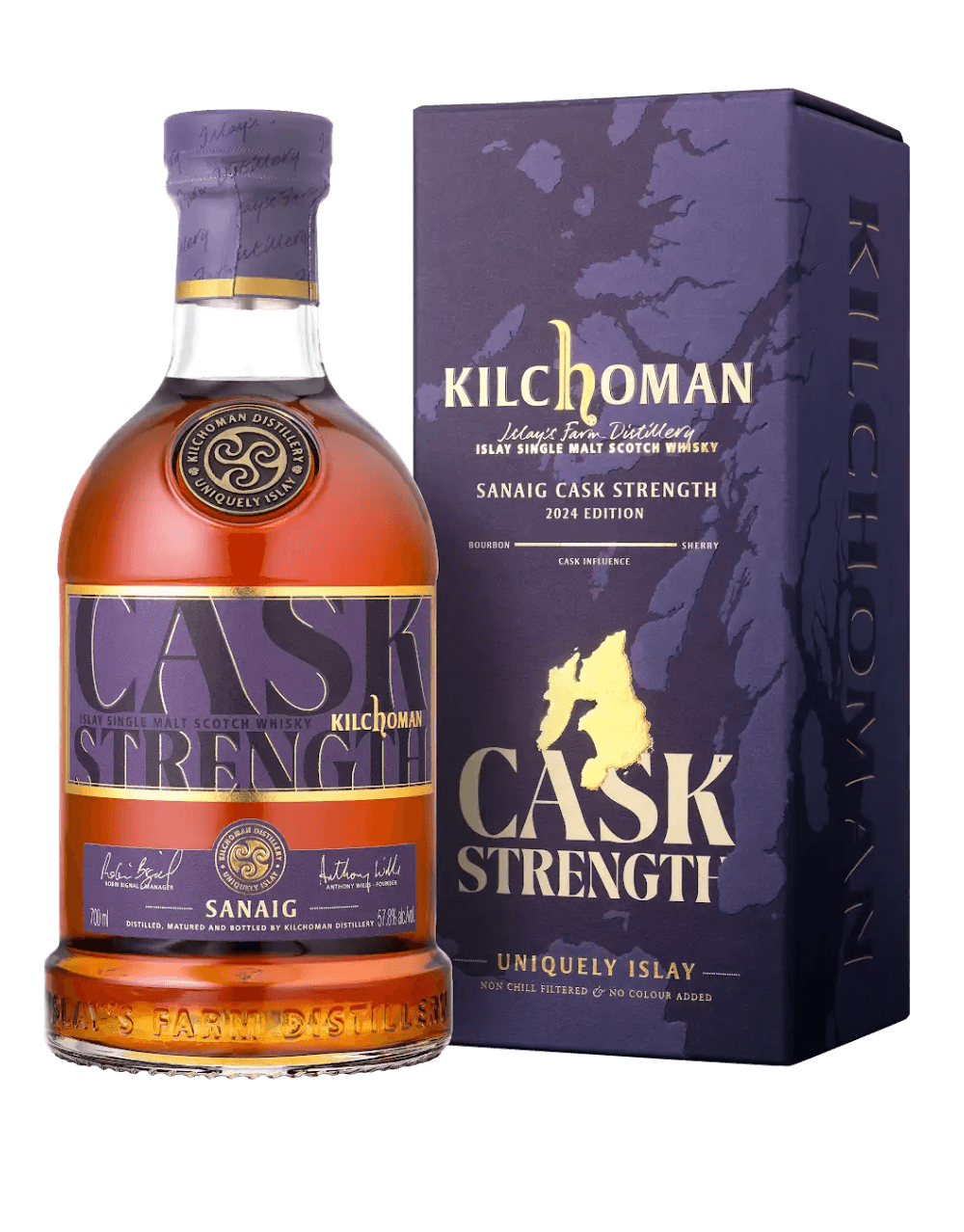 KILCHOMAN SANAIG CASK STRENGTH SCOTCH WHISKY
