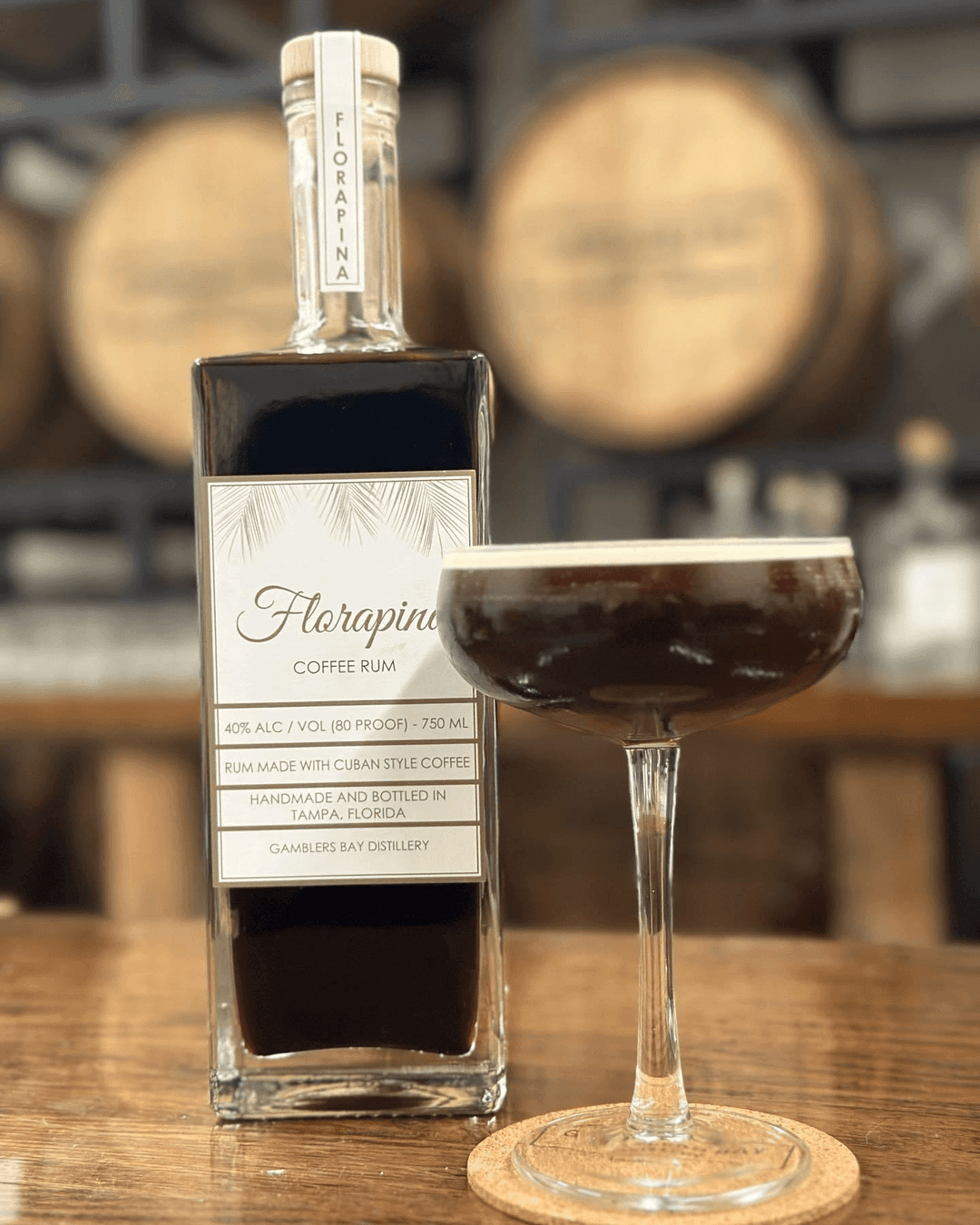 GAMBLERS BAY DISTILLERY FLORAPINA COFFEE RUM