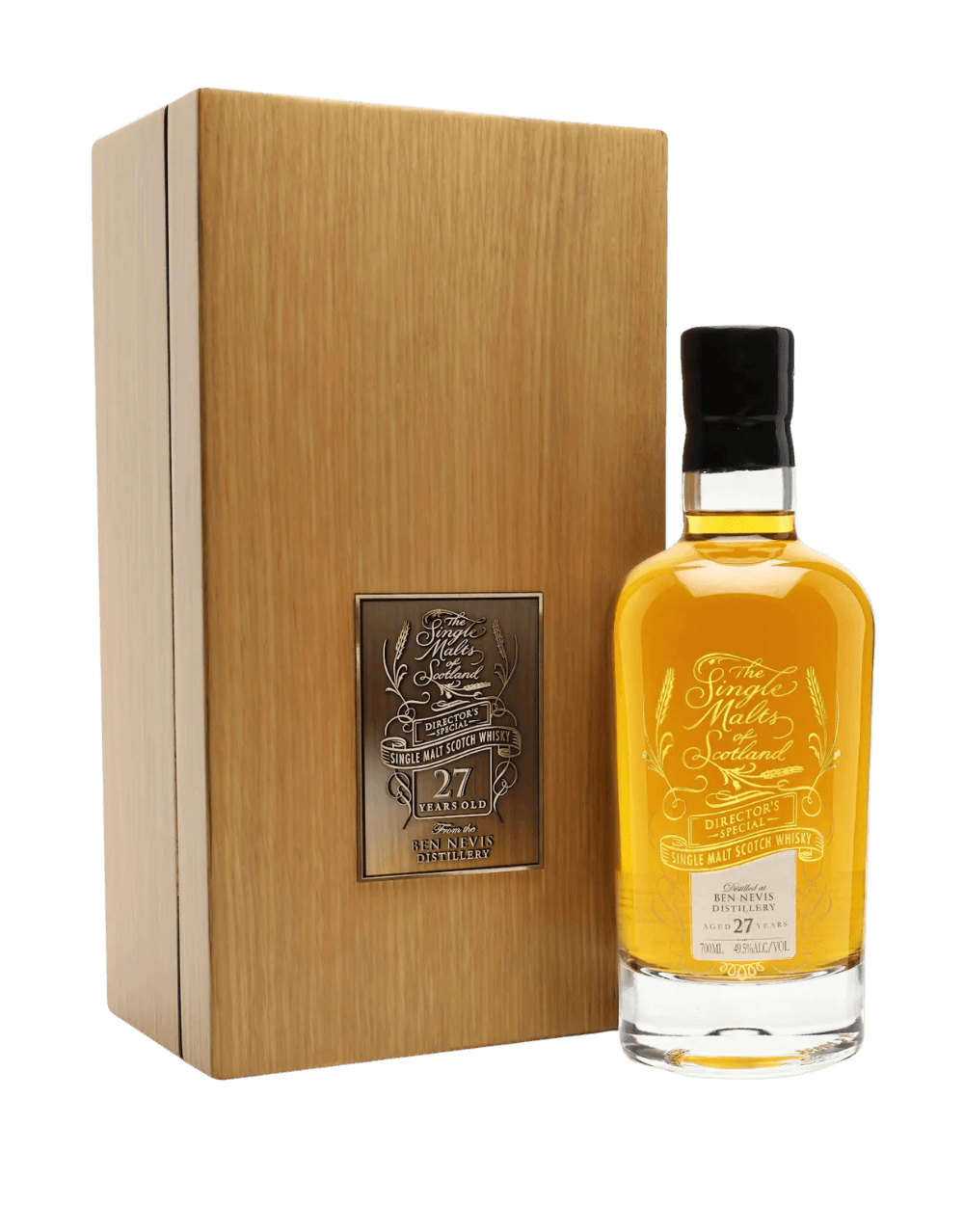 SINGLE MALTS OF SCOTLAND DIRECTOR'S SPECIAL 1996 27 YEAR OLD BEN NEVIS