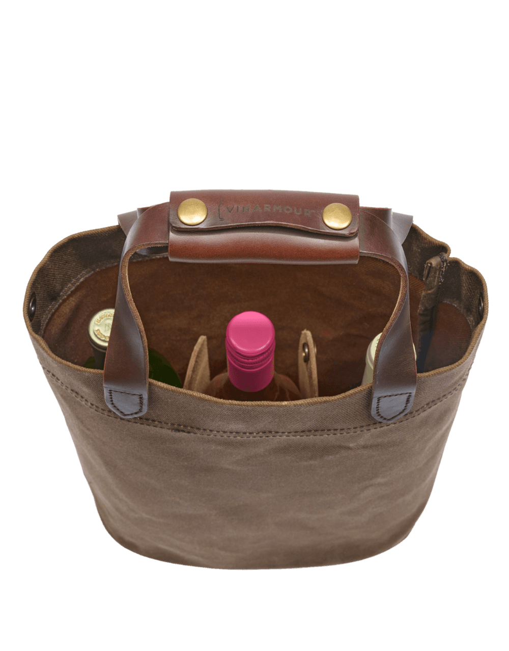 VINARMOUR TOTE BAG, BROWN