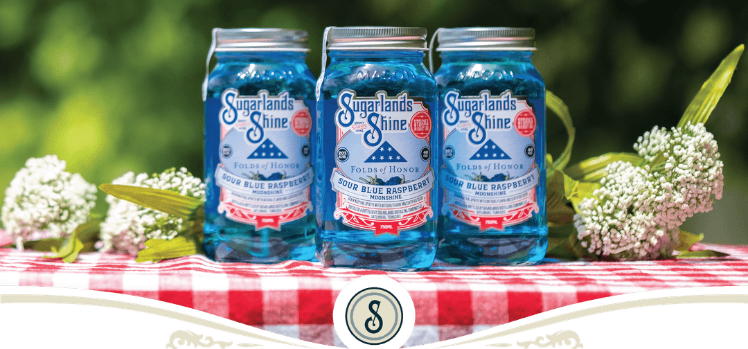SUGARLANDS FOLDS OF HONOR SOUR BLUE RAZZBERRY MOONSHINE