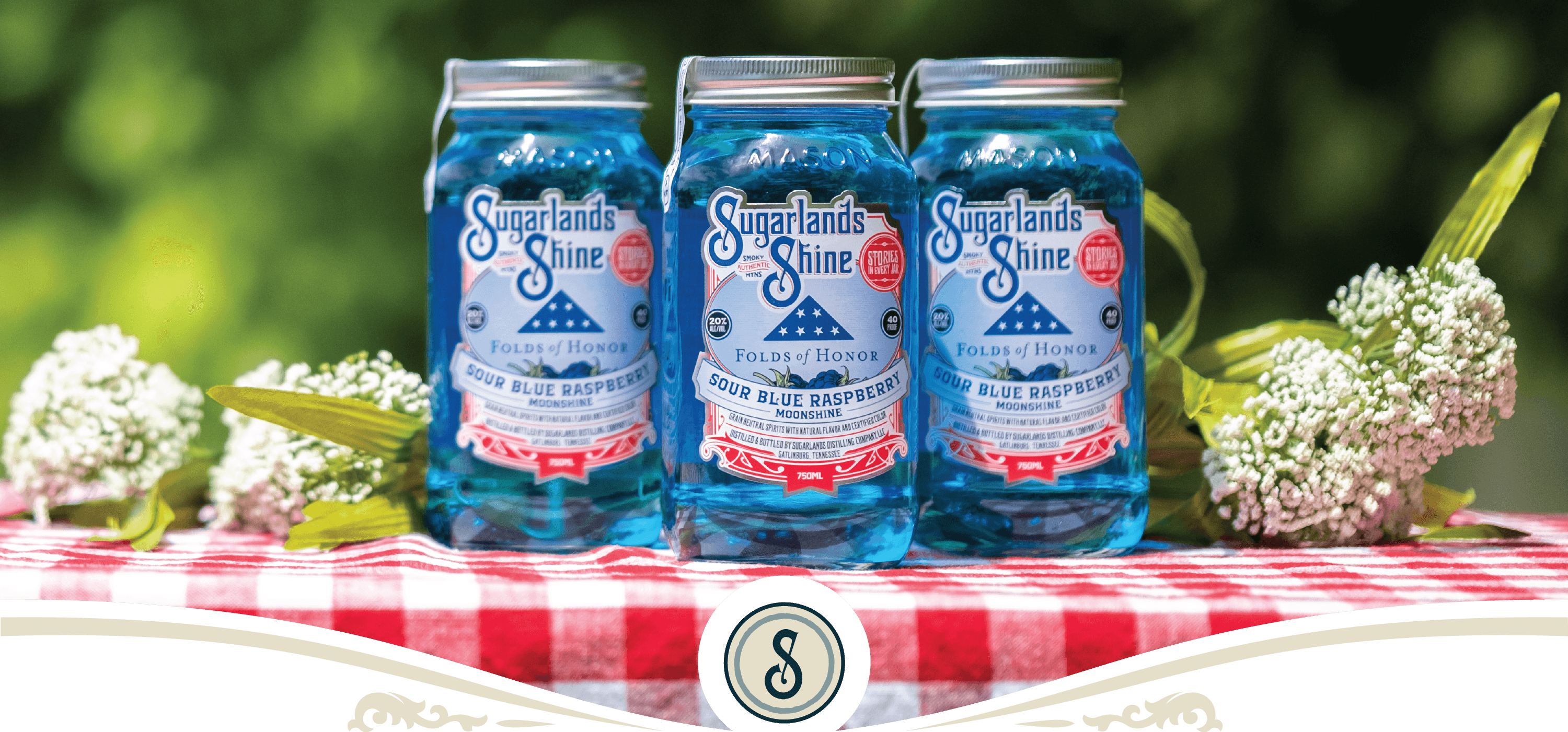 SUGARLANDS FOLDS OF HONOR SOUR BLUE RAZZBERRY MOONSHINE