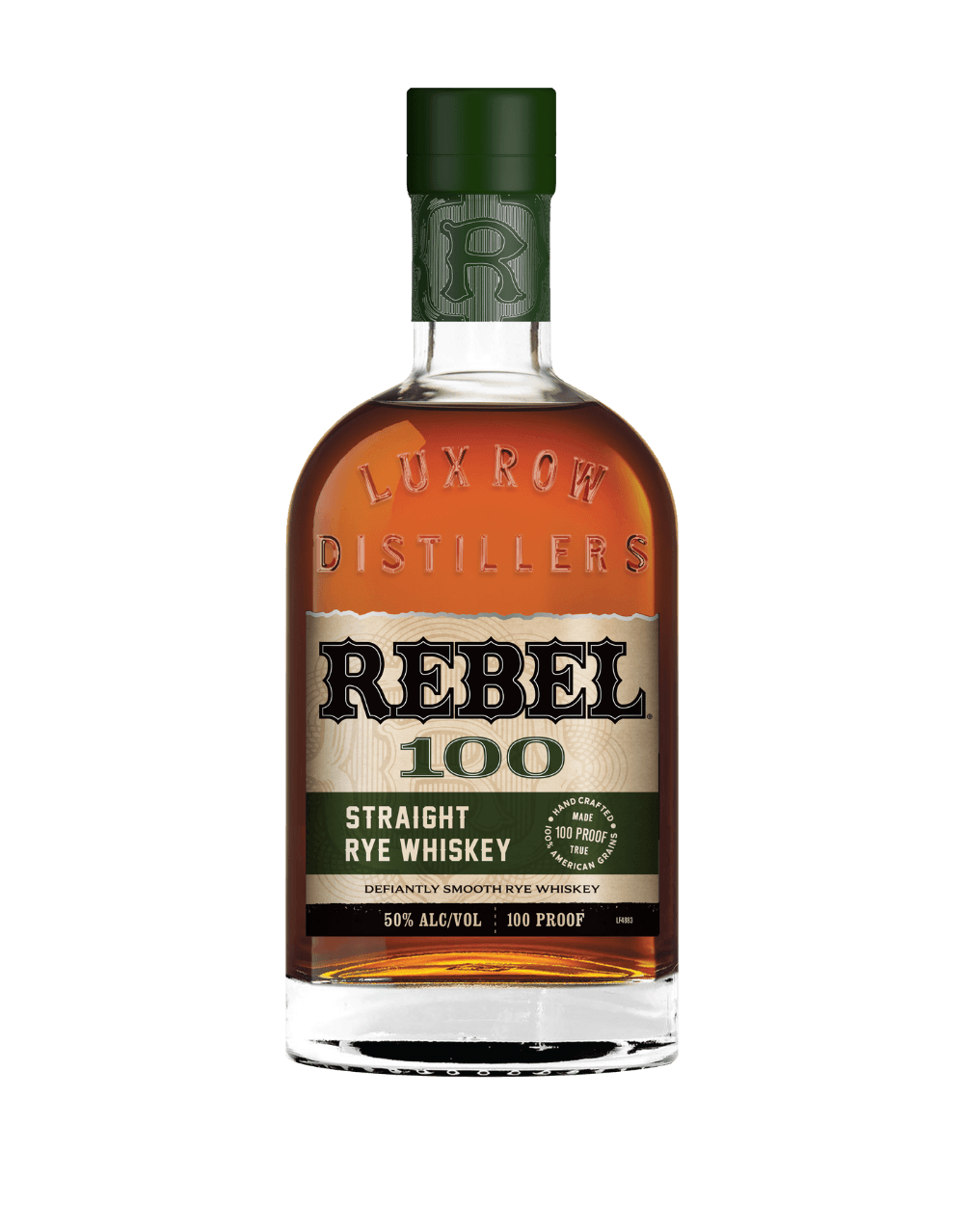 REBEL 100 STRAIGHT RYE WHISKEY