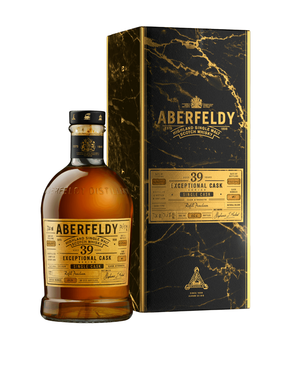 ABERFELDY 39 YEAR OLD EXCEPTIONAL CASK SINGLE MALT WHISKY