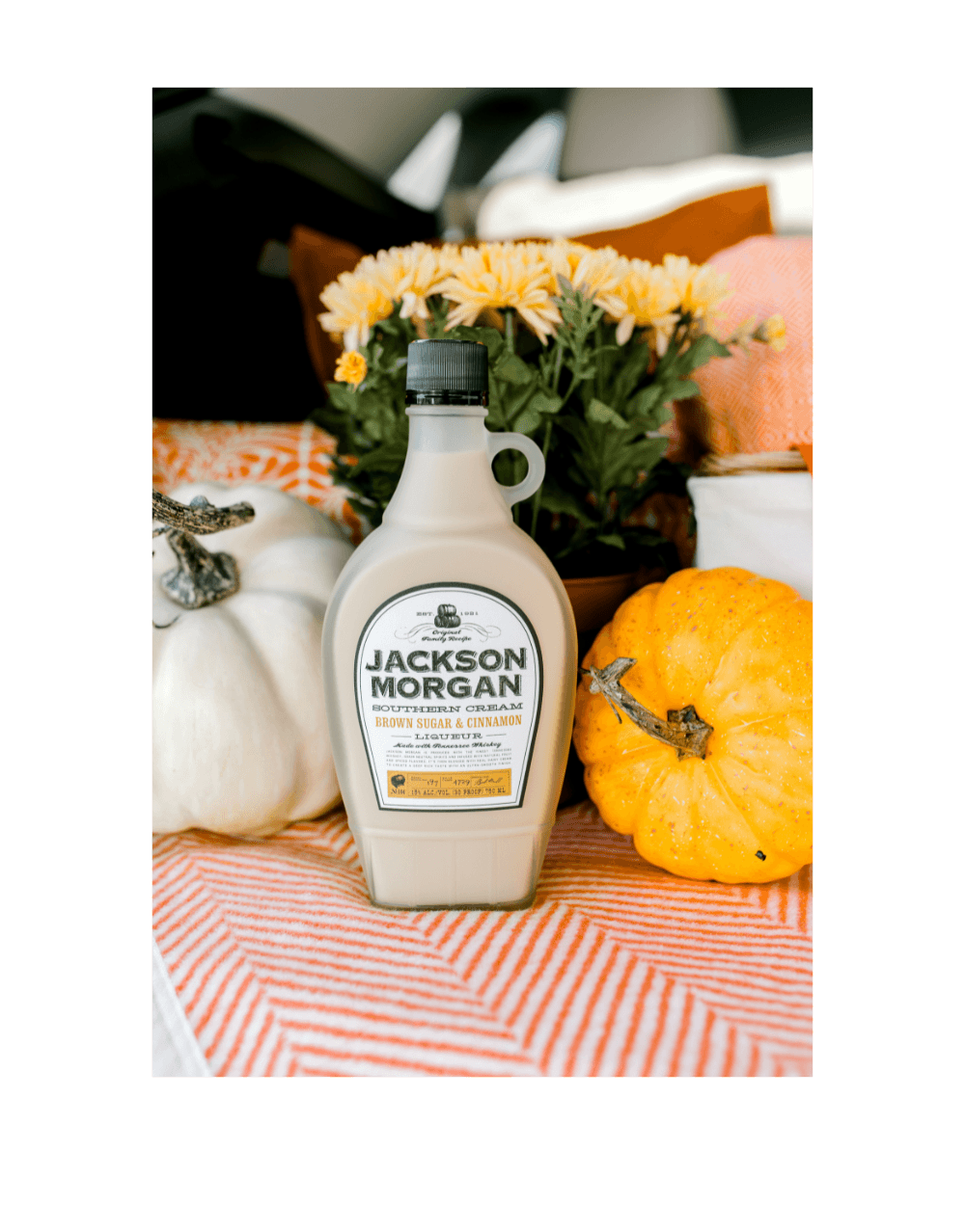 JACKSON MORGAN SOUTHERN CREAM BROWN SUGAR AND CINNAMON