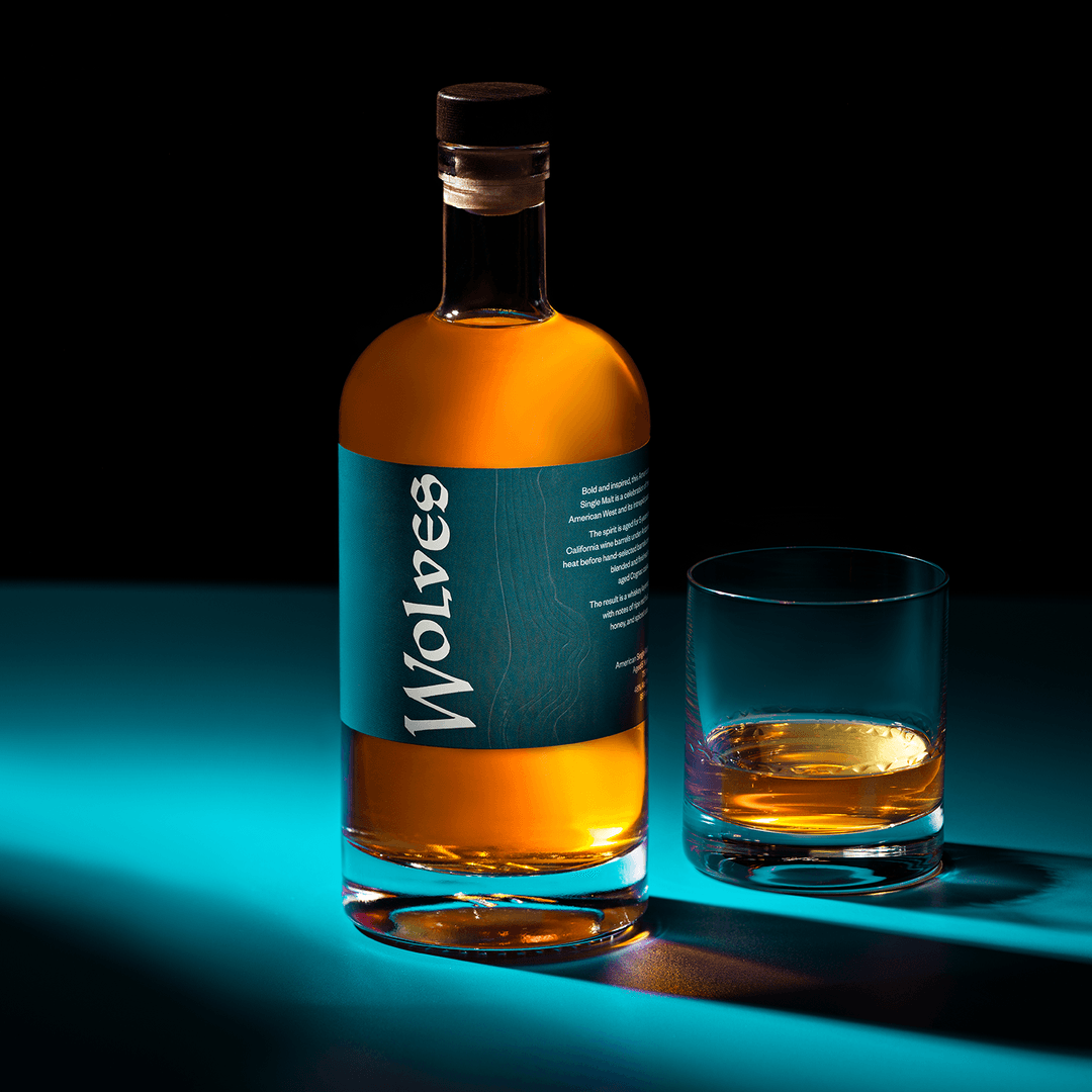WOLVES 5 YEAR OLD AMERICAN SINGLE MALT WHISKEY
