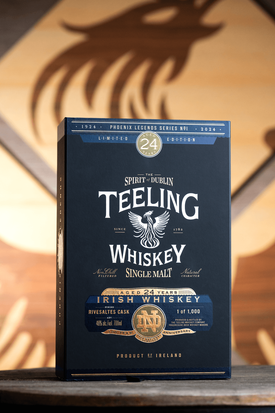 PHOENIX LEGENDS TEELING IRISH WHISKEY SINGLE MALT 24 YEAR OLD