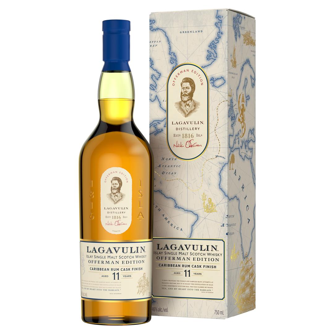 LAGAVULIN OFFERMAN EDITION CARIBBEAN RUM CASK FINISH 11-YEAR-OLD SINGLE MALT SCOTCH WHISKY