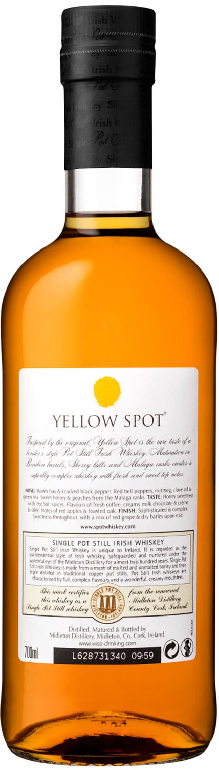 YELLOW SPOT 12 YEAR OLD IRISH WHISKEY