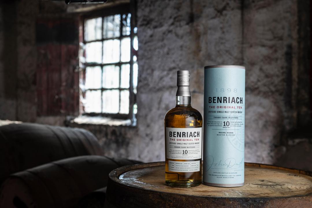 BENRIACH THE ORIGINAL TEN SPEYSIDE SINGLE MALT SCOTCH WHISKY