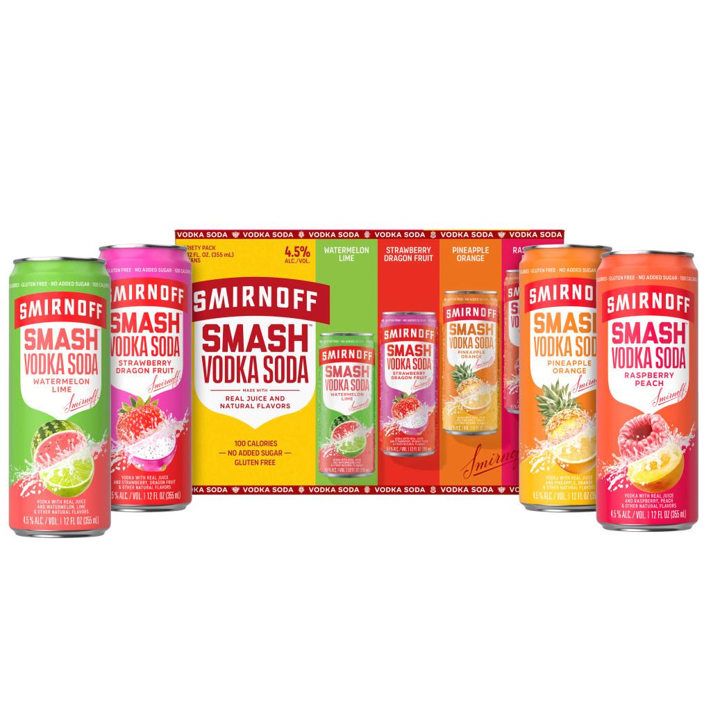 Smirnoff Smash Vodka And Soda Variety Pack