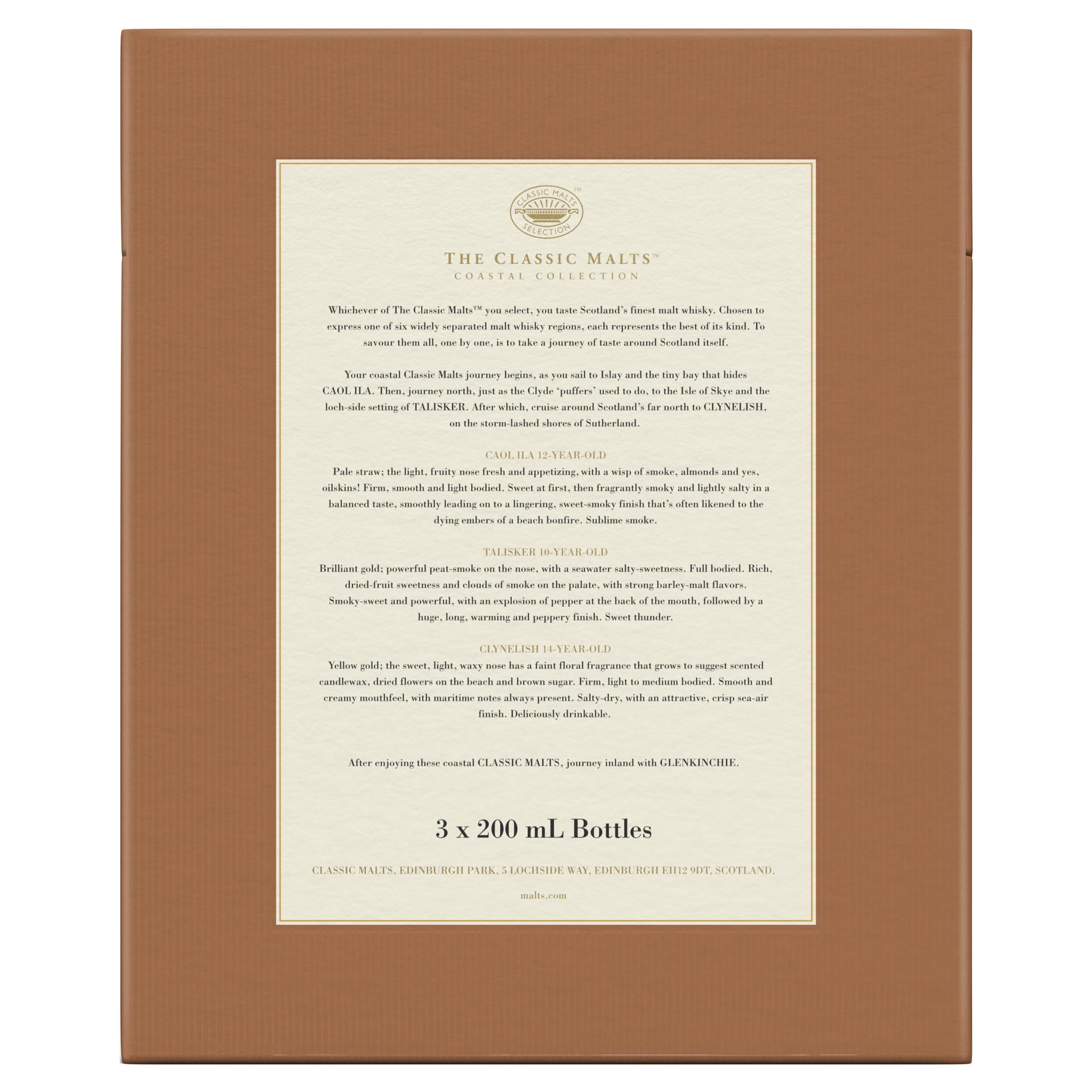 CLASSIC MALT COASTAL COLLECTION SINGLE MALT WHISKEY