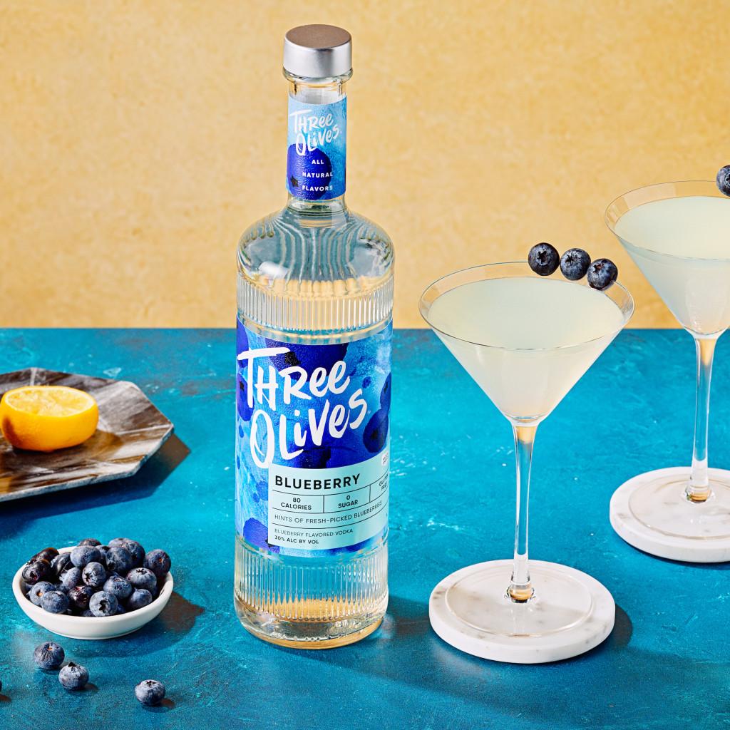 THREE OLIVES® BLUEBERRY VODKA