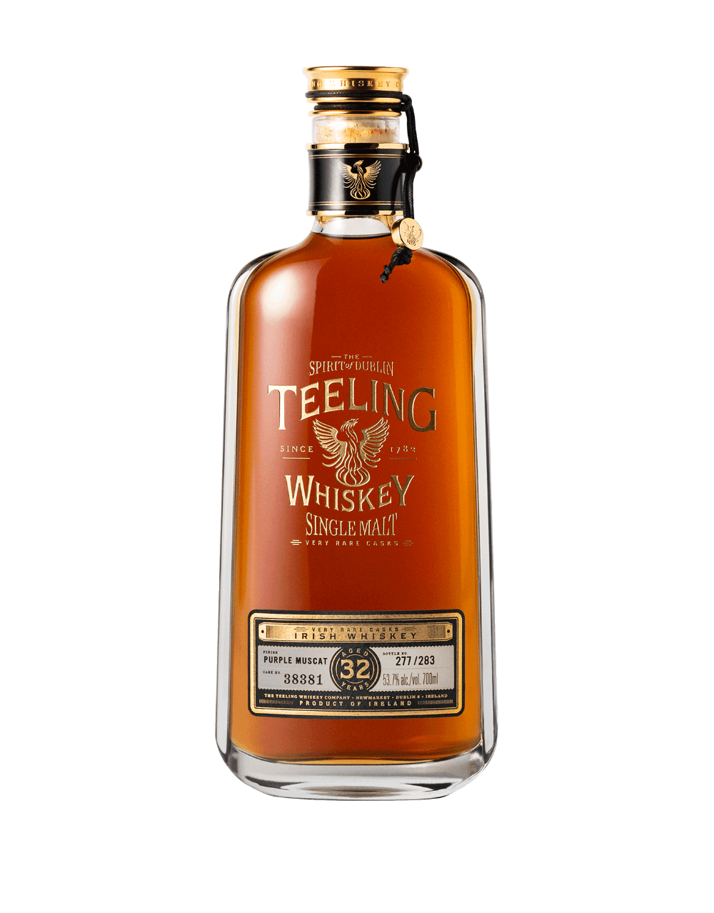 TEELING 32 YEAR OLD SINGLE MALT IRISH WHISKEY PURPLE MUSCAT FINISH