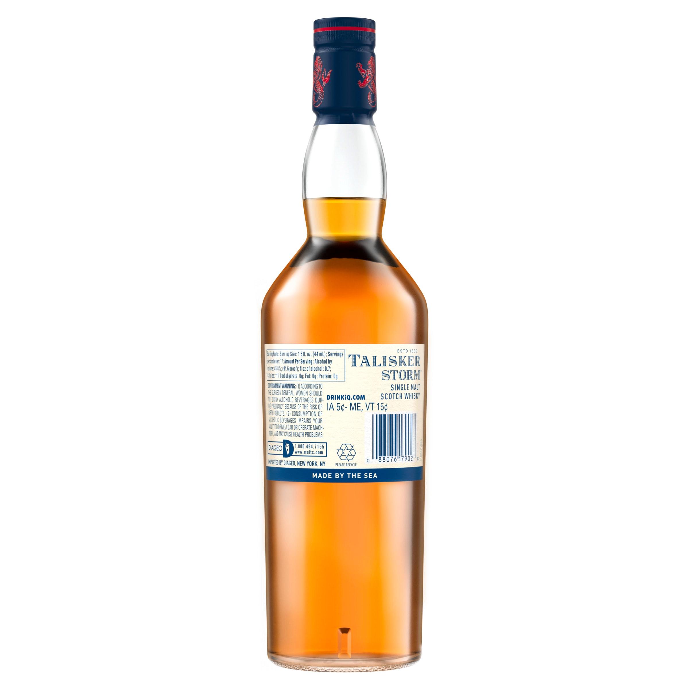 TALISKER STORM SINGLE MALT WHISKEY