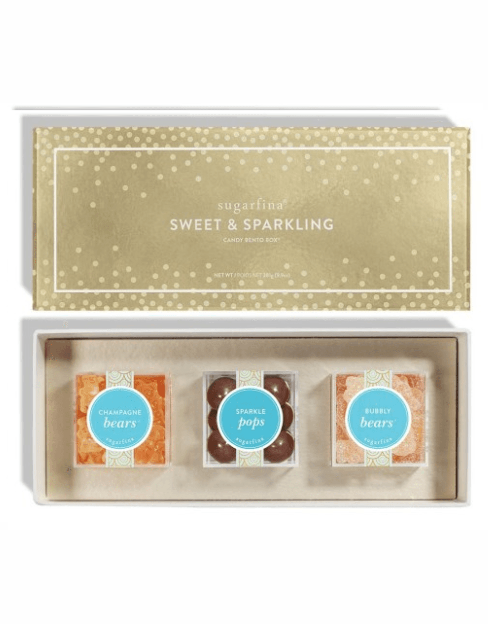 SUGARFINA SWEET & SPARKLING 3PC CANDY BENTO BOX