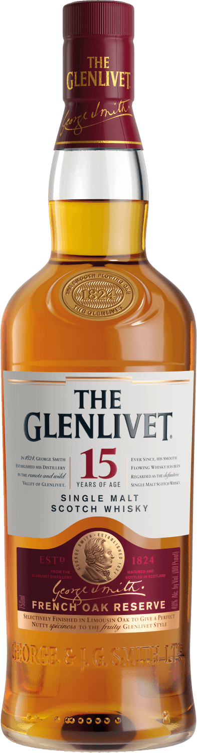 THE GLENLIVET 15 YEAR OLD SCOTCH WHISKY