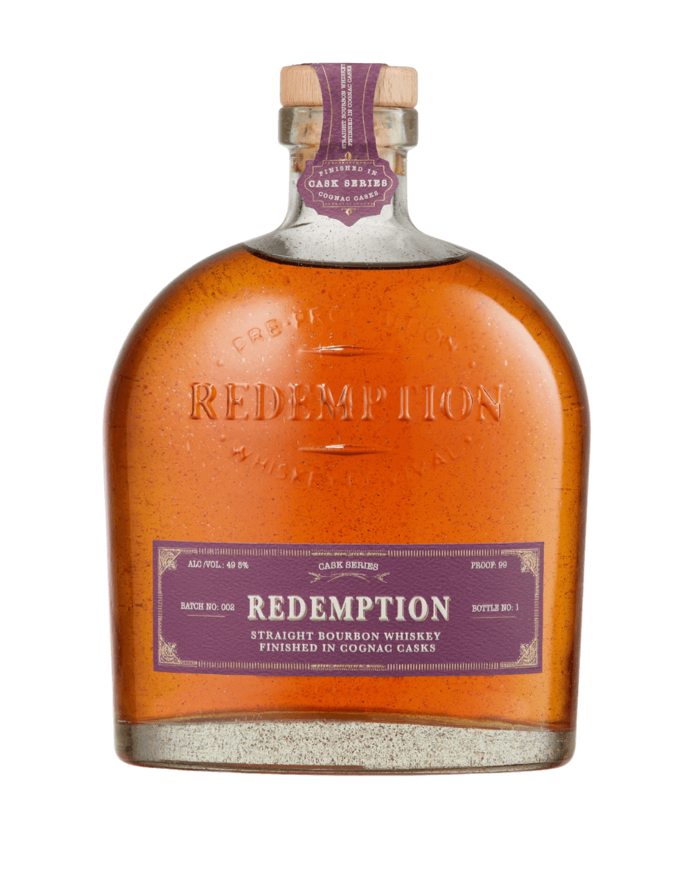 REDEMPTION COGNAC CASK FINISHED STRAIGHT BOURBON WHISKEY