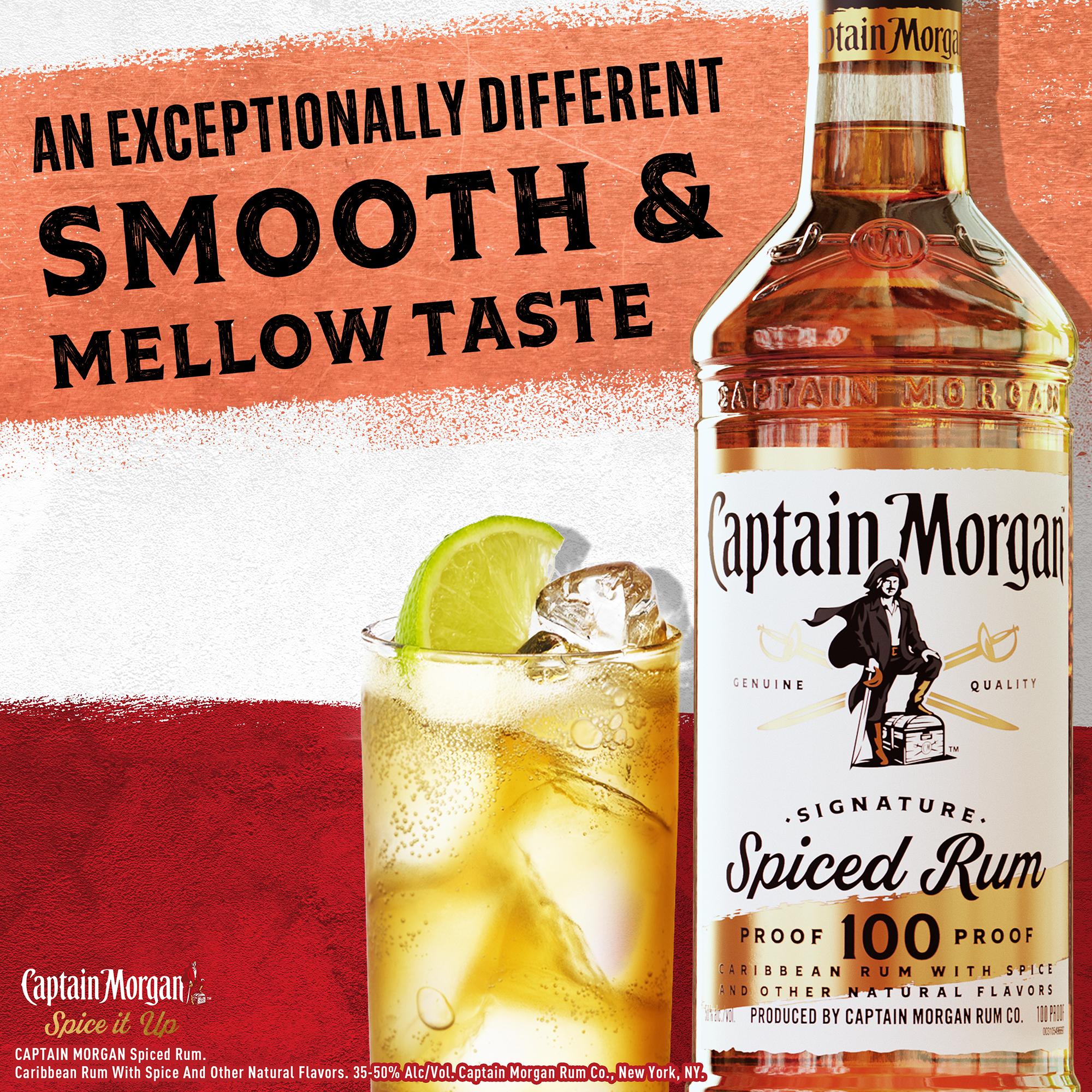 CAPTAIN MORGAN 100 PROOF SPICED RUM