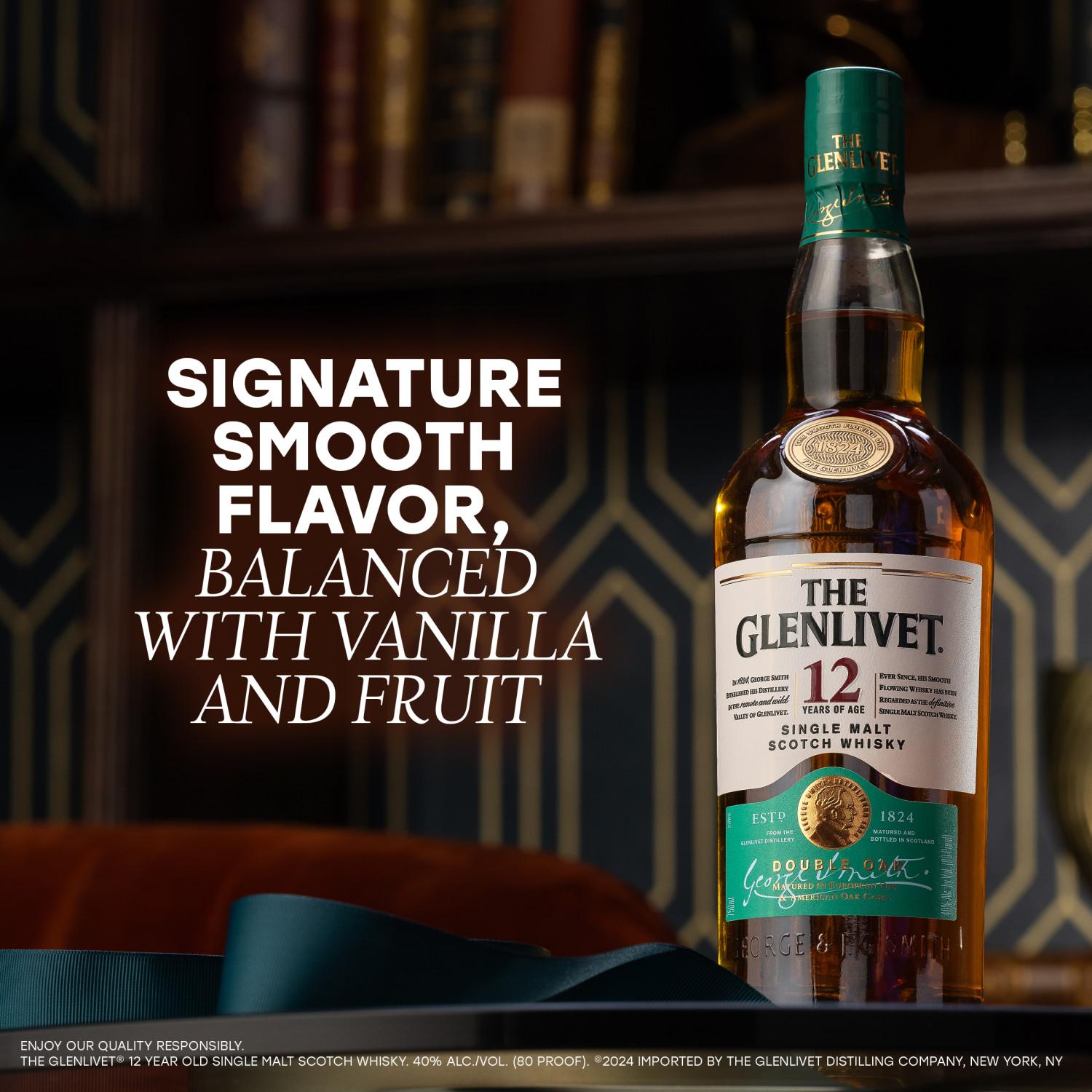 The Glenlivet 12 Year Old Single Malt Scotch Whisky | ReserveBar