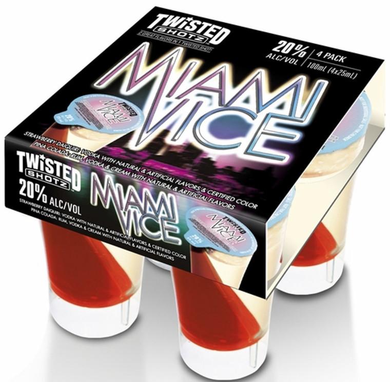 Twisted Shotz Cocktails-other Miami Vice Blend-fruits
