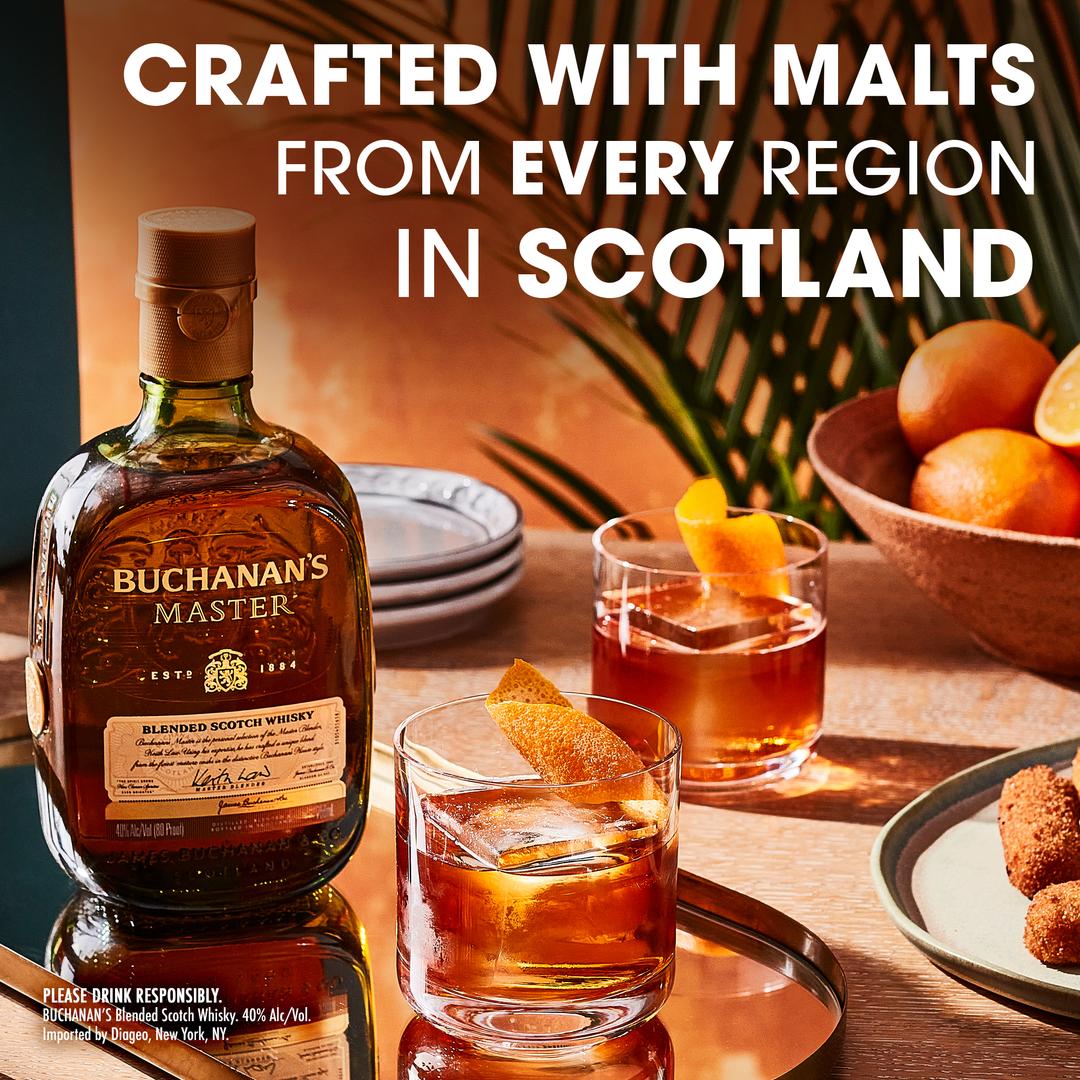 BUCHANAN'S MASTER BLENDED SCOTCH WHISKY