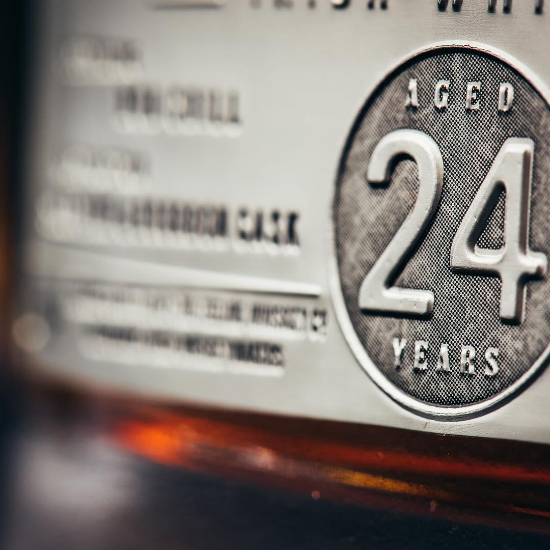 TEELING WHISKEY 24 YEAR OLD SINGLE MALT IRISH WHISKEY