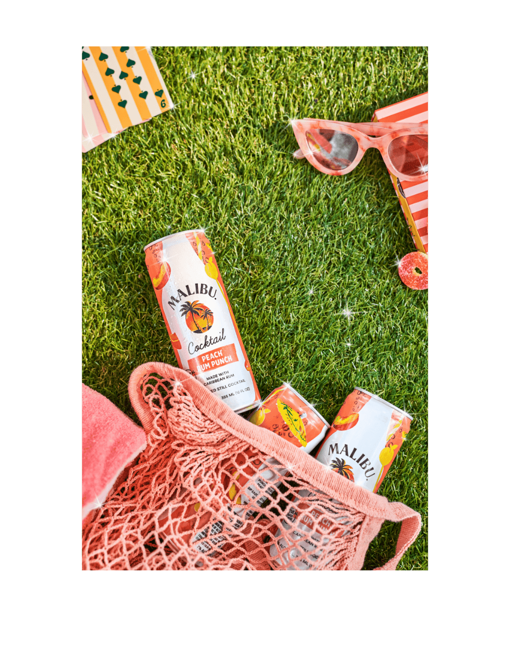 MALIBU® PEACH RUM PUNCH COCKTAILS