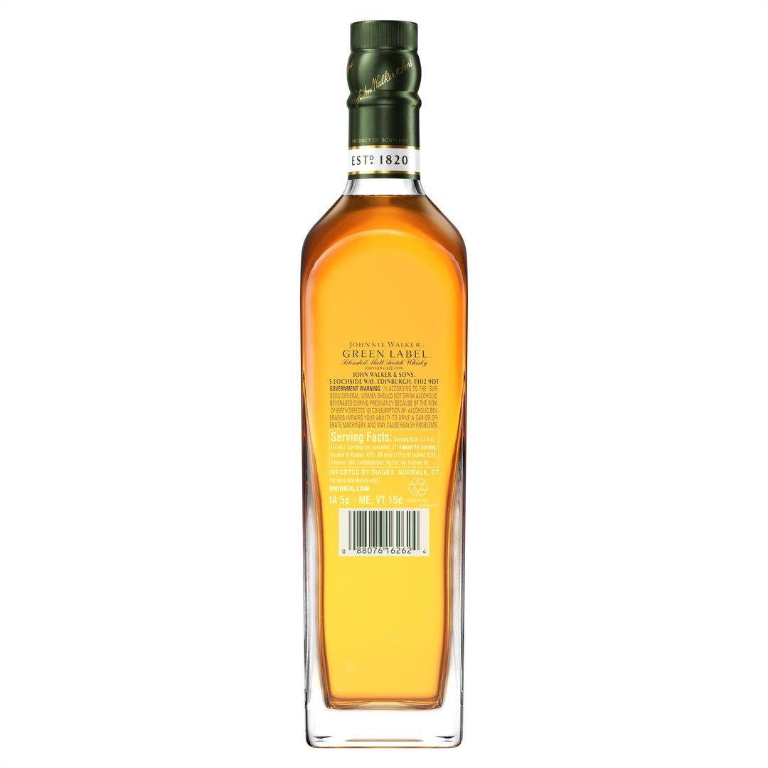 JOHNNIE WALKER GREEN LABEL BLENDED SCOTCH WHISKY