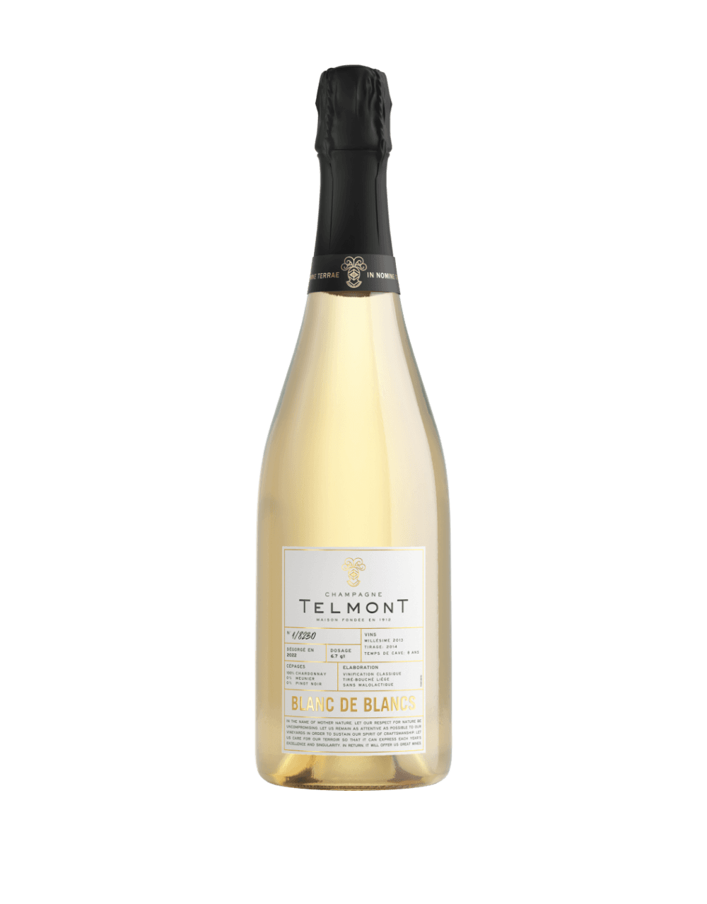 TELMONT CHAMPAGNE BLANC DE BLANCS 2013