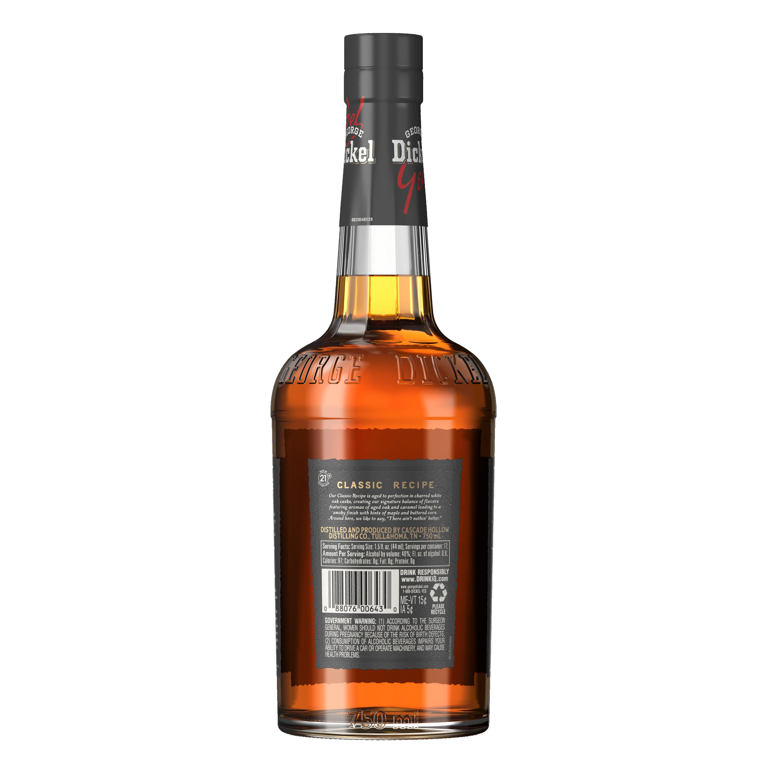 GEORGE DICKEL CLASSIC RECIPE TENNESSEE WHISKY
