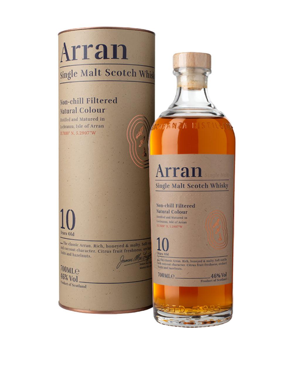 ARRAN 10 YEAR OLD SINGLE MALT SCOTCH WHISKY