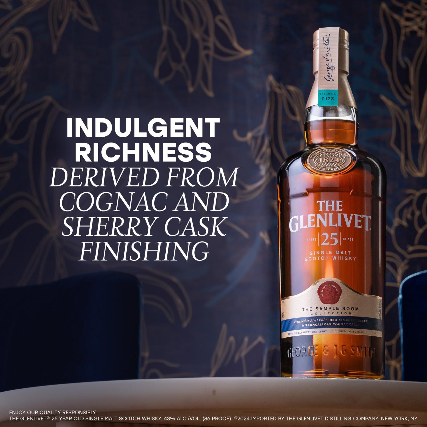 The Glenlivet 25 Year Old Single Malt Scotch Whisky | ReserveBar