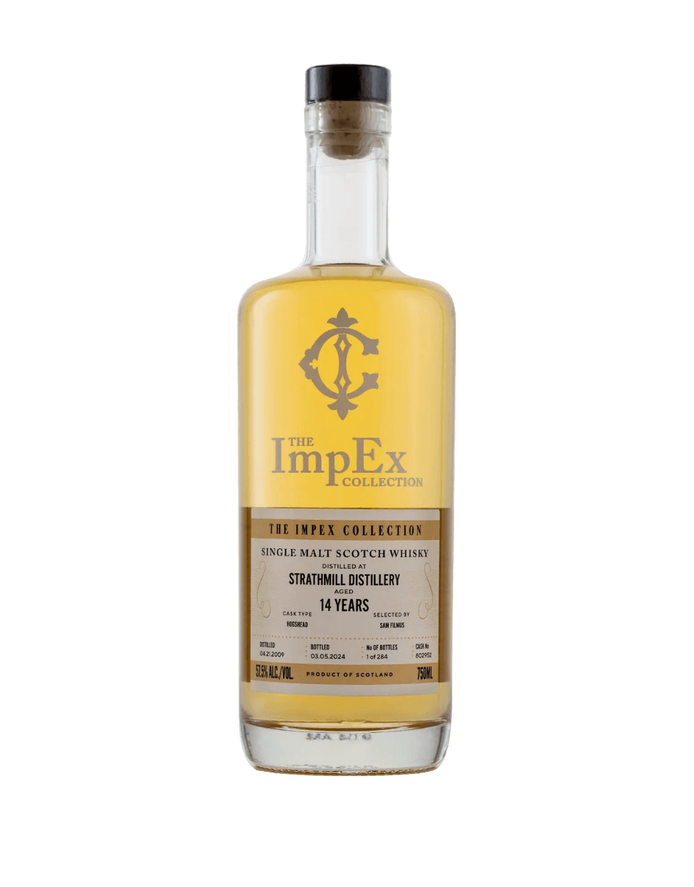 THE IMPEX COLLECTION 2009 14 YEAR OLD STRATHMILL SINGLE CASK #802952