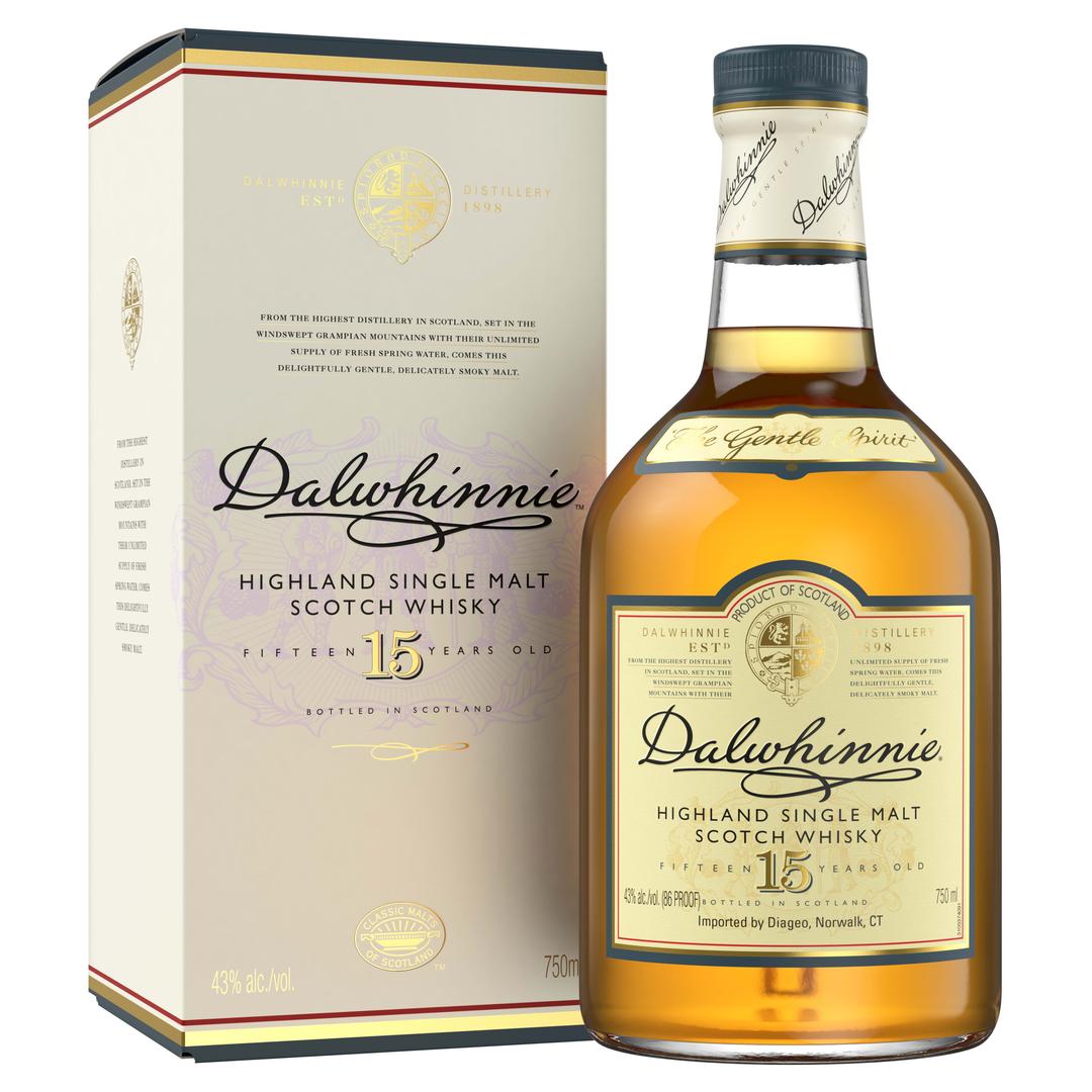 DALWHINNIE 15-YEAR SINGLE MALT WHISKEY