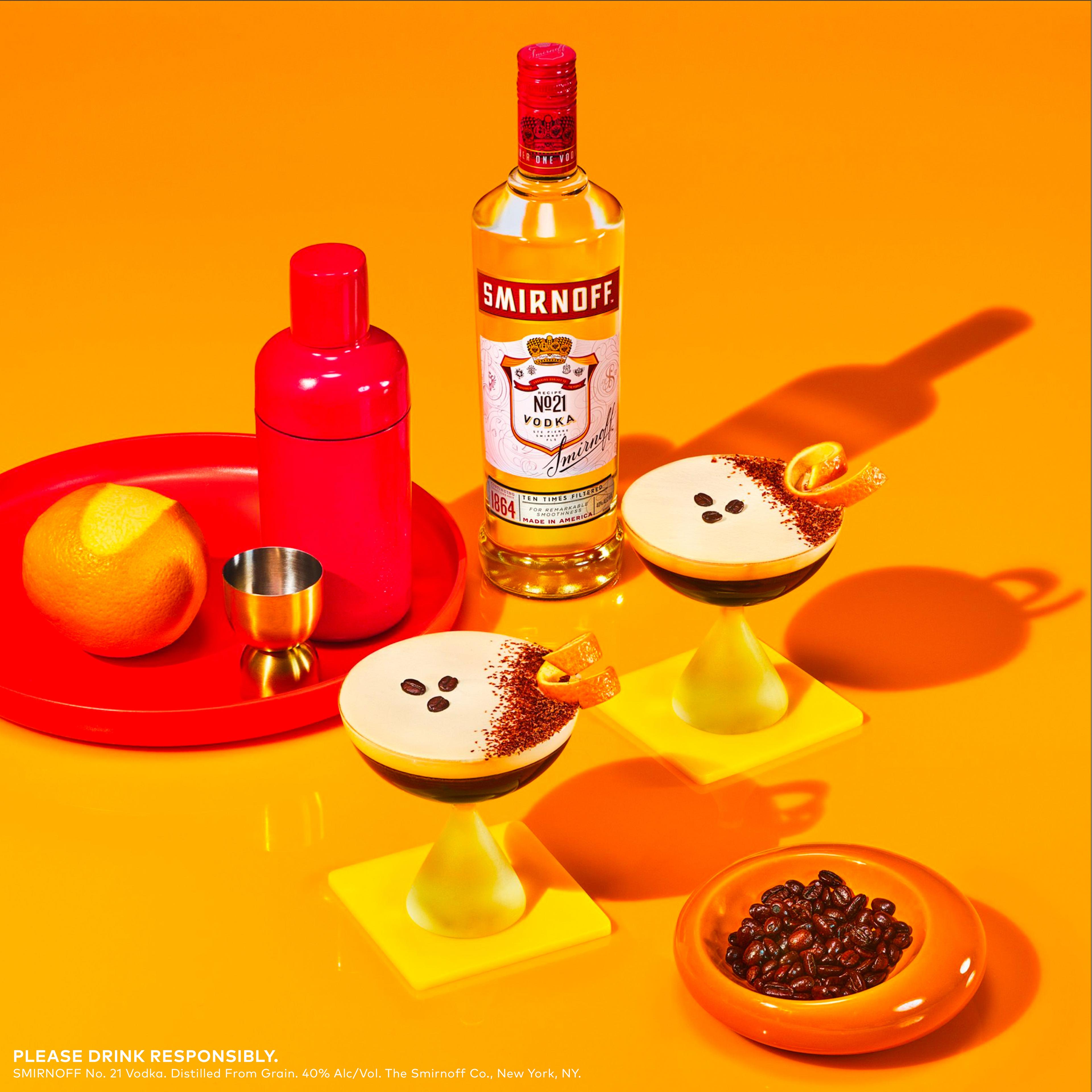 SMIRNOFF NO. 21 80 PROOF VODKA