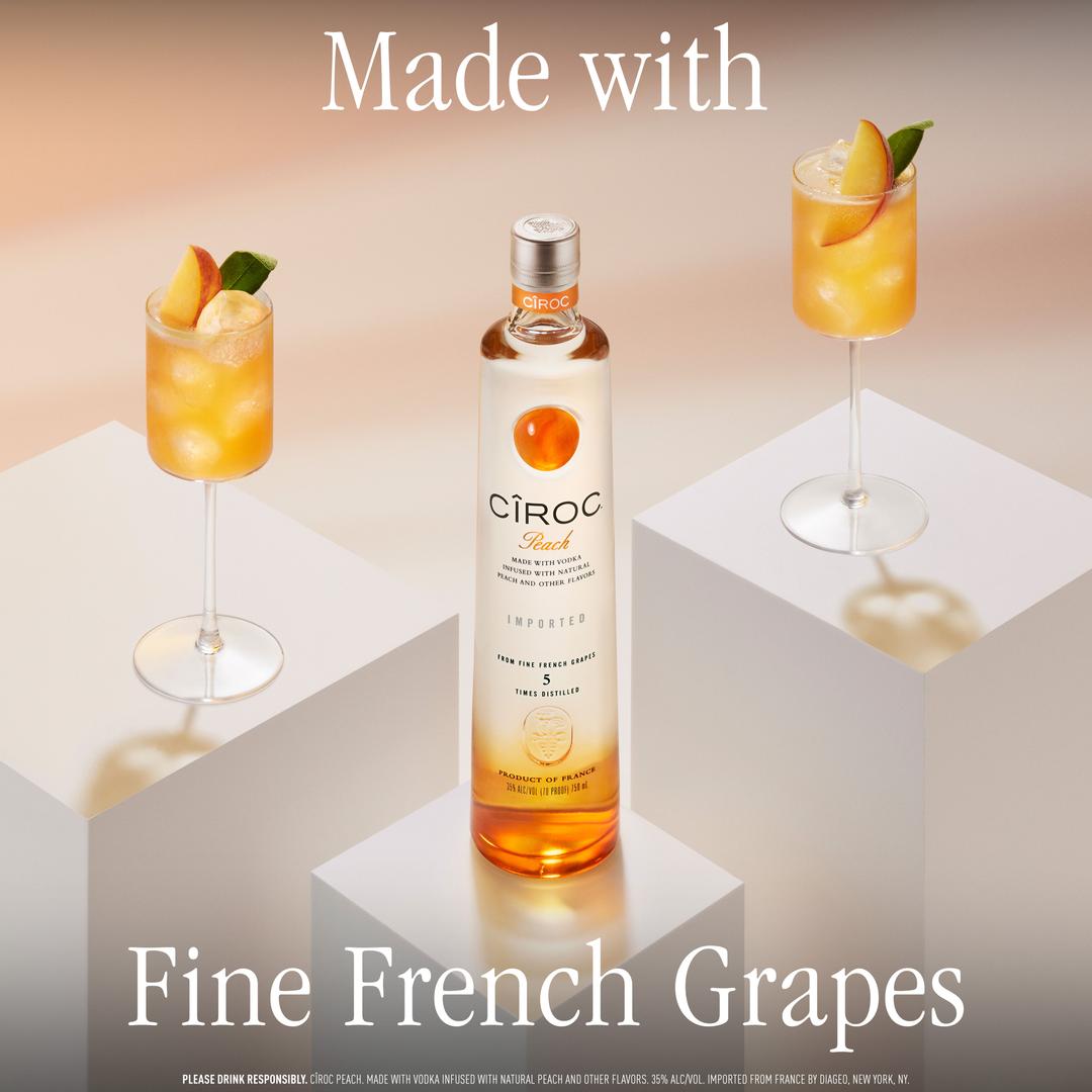 CÎROC PEACH VODKA